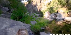 Fucking My Young Blonde Teen Stepdaughter Outdoors On Camping Trip POV