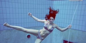 Liza Bubarek girl in the pool