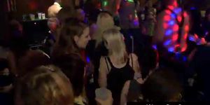 Chicas cachondas quieren follar con la stripper