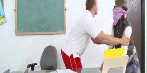 INNOCENT HIGH - Gangster teen Presley Hart gets a hardcore punishment from her prof