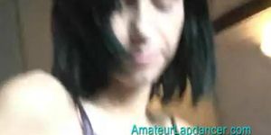 LAPDANCER AMATEUR - Chica checa amateur Dana - lapdance, digitación y mamada