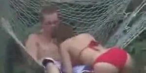 ALL OF GFS - Fantastic sex action in hammock