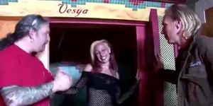 RED LIGHT SEX TRIPS - Real hooker in lingerie sucking on dick and can't get enough
