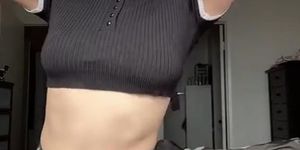 Stella Chuu Nude UnderBoob and Twerking Video
