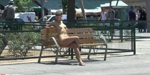 Nudist enjoys showing off