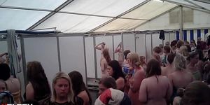 Festival shower tent