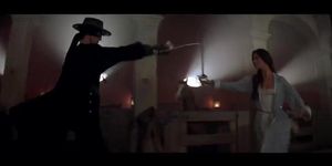 strip scene- mask of zorro