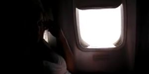 Girl Masturbating On Plane