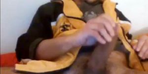 Sexy Str8 Danish Monstercock cums on a paper towel 27