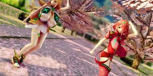 Shake It Off-Pyra & Mythra by ggf666