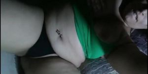 BBW makes moaning sounds as she squirts - closeup