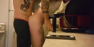 Muscle Tattoo Artist Cums Home Breeds his Bitch