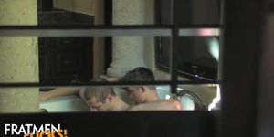 FP Men: Jackson & Micky share a bath