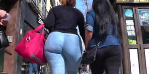 big ass candid round butt street pawg