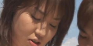 Passionate girlfriend rino kamiya with great tits bangs