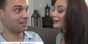 NAUGHTY AMERICA - Russian MILF Crystal Rush takes over a young hung dick