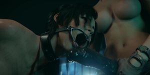Lara Croft preggo  up Monster FUTA screw - first time anal plug creampie - bdsm special~ ?