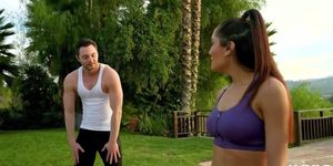 Brad Sterling and Chloe Amours real workout (Chloe Michele)