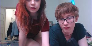 Redhead Model With Boyfriend (amateur )