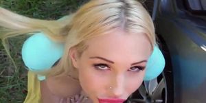 Beautiful Blonde Facial 475 - Kyra Blonde (Kyra Hot)