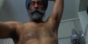 Indian Daddy Jerks Off  Cums