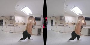 Home Workout - Big Tit Girl Solo (Natalia Forrest)