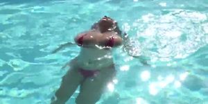 Dominican Poison Aka Mizz Issy - Crazy Sexy In The Pool