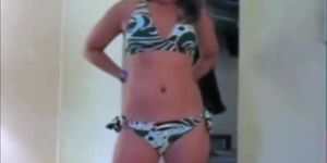 Wife Strips Out Of Her Bikini In Hotel Room
