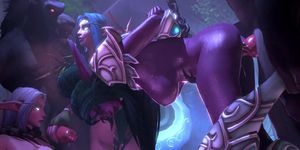 Warcraft Nightelf and Worgen Part 5