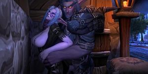 Warcraft Nightelf sneaky quicky in Stormwind NoSound