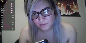 cute chubby tgirl masturbating on cam