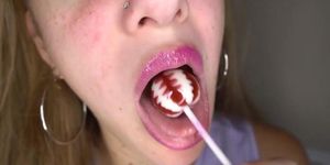 Sarah Marie lollipop Asmr