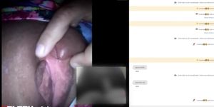 Horny crazy bitch with my dick webcam