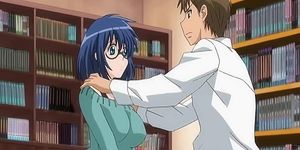 Teen Bookish Babe Seduce Her Boyfriend - Hentai Uncensored