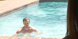 PASSION-HD Gorgeous Lifeguard Fucked By The Pool (Kyle Mason, Audrey Hemmingway)