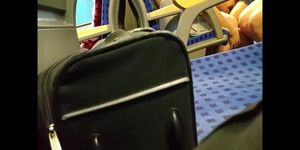 Sexy m hot girls legs om a train journey