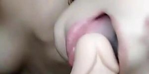 Camgirl fucking alone with her strapon