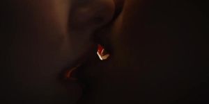 Megan Fox kissing Amanda Seyfried