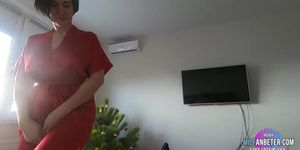Hot Mother Helps Her Stepson How To Masturbate