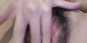 Playing with my Wet, Hairy, Sex Thai Pussy