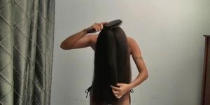 Hair Brushing Pov (Nicole Oring)