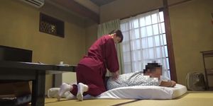 Seducing a Housekeeper Who Came to Lay Out a Futon