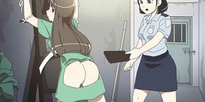 spanking animation
