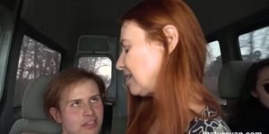 Anna K and Minnie Z Fucking For A Free Ride