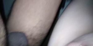 Mouth Of A Pale Wife Filled With Cum