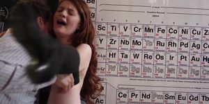 Teenage Chemistry Prodigy Sexperiments for Scholarship (Abbey Rain)