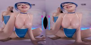REAL PORNSTARS VR - Pornstar VR threesome bubble butt bonanza makes you pop (Jewelz Blu, Gianna Grey, Red Hot)