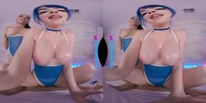 REAL PORNSTARS VR - Pornstar VR threesome bubble butt bonanza makes you pop (Laura Orsolya, Jewelz Blu, Gianna Grey, Red Hot)