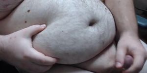 fat chub bear stroking dick