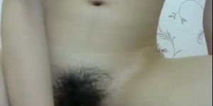 A hairy chinese pussy